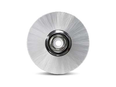 White Bristle Lathe Brush          38mm/1.5