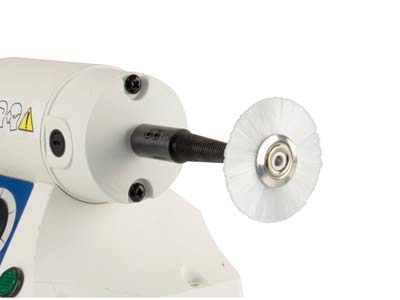 White Bristle Lathe Brush          38mm/1.5