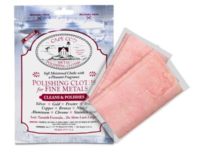 Cape Cod Metal Polish Pouch, Set Of 2 - Standard Image - 1