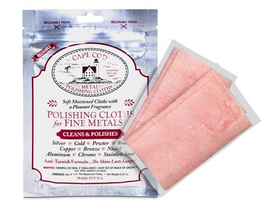 Cape Cod Polishing Cloths Pack Of  12 With Soft Cloth And Gloves - Standard Image - 4