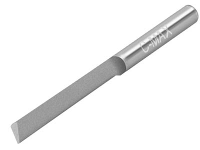 GRS® C-Max Carbide Tapered Flat     Graver 0.4mm X 15 Degree Tool Point Width - Standard Image - 4