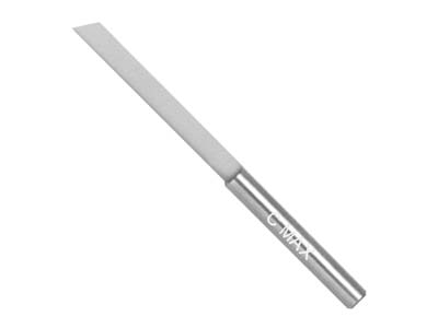 GRS C-Max Carbide Tapered Flat     Graver 0.8mm X 10 Degree Tool Point Width
