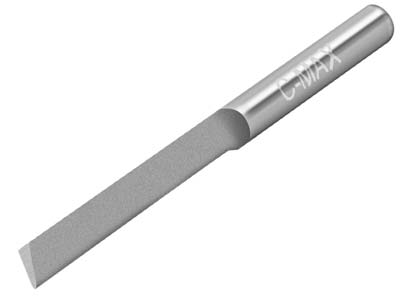 GRS® C-Max Carbide Tapered Rounded Graver 0.4mm Tool Point Width - Standard Image - 4