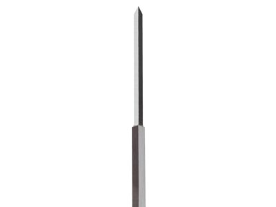 GRS® GlenSteel HSS V-point Graver  60 Degree Tool Point - Standard Image - 2