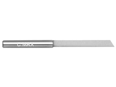GRS® C-Max Carbide Parallel Flat   Graver 0.8mm Tool Point Width - Standard Image - 3