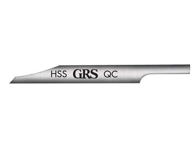 GRS® Quick Change HSS Flat Graver  0.6mm Tool Point Width - Standard Image - 1