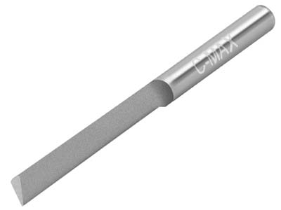 GRS® C-Max Carbide Tapered Flat     Graver 0.2mm X 15 Degree Tool Point Width - Standard Image - 3