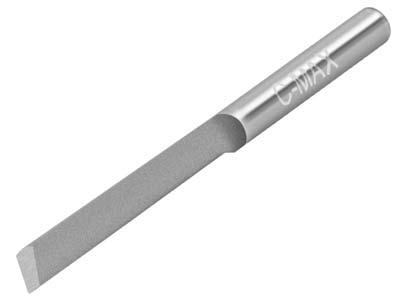 GRS® C-Max Carbide Tapered Flat     Graver 1.0mm X 10 Degree Tool Point Width - Standard Image - 3