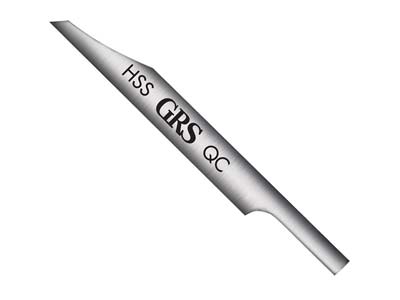 GRS® Quick Change HSS Flat Graver  0.4mm Tool Point Width - Standard Image - 1