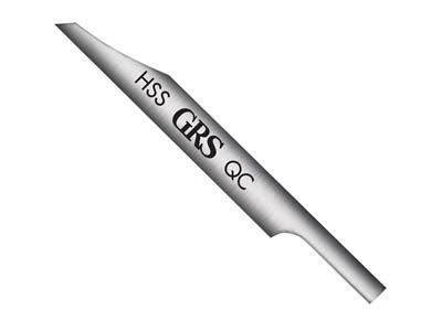 GRS Quick Change HSS Flat Graver  0.4mm Tool Point Width