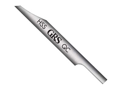 GRS® Quick Change HSS Flat Graver  2.2mm Tool Point Width - Standard Image - 1
