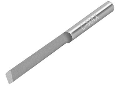 GRS® C-Max Carbide Tapered Flat     Graver 1.2mm X 10 Degree Tool Point Width - Standard Image - 3