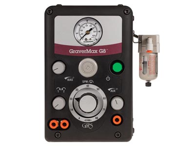 GRS® GraverMax G8 For Intermediate Pneumatic Engraving And Setting    With Foot Control - Standard Image - 2