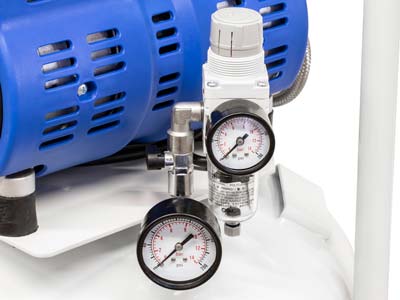 Bambi PT24 0.75hp Oil Free, 8 Bar  24 Litre Capacity Compressor - Standard Image - 2