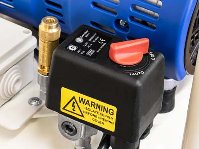 Bambi PT24 0.75hp Oil Free, 8 Bar  24 Litre Capacity Compressor - Standard Image - 5