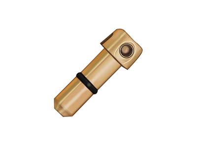 GRS Bronze Quick Change Tool      Holder For 3.17mm Handpieces And   Handles, Single Piece