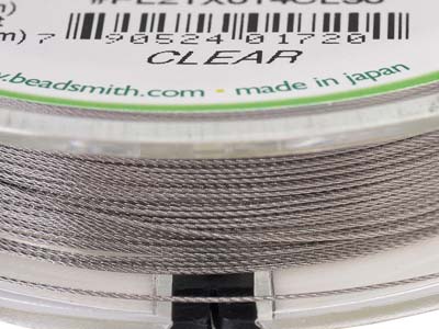Beadsmith Flexrite, 21 Strand,     Clear, 0.36mm, 9.1m - Standard Image - 6