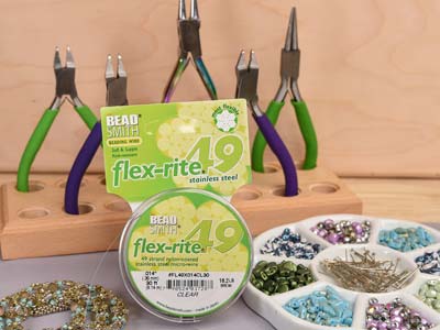 Beadsmith Flexrite, 49 Strand,     Clear, 0.36mm, 9.1m - Standard Image - 7