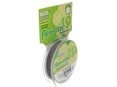 Beadsmith Flexrite, 49 Strand,     Clear, 0.45mm, 9.1m - Standard Image - 2
