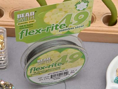 Beadsmith Flexrite, 49 Strand,     Clear, 0.45mm, 9.1m - Standard Image - 8