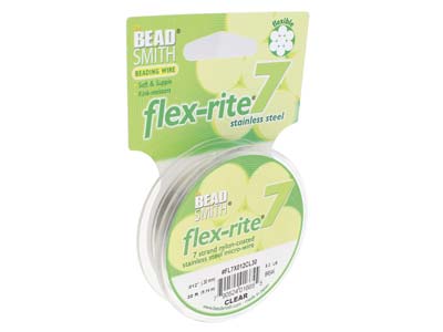 Beadsmith Flexrite, 7 Strand,      Clear, 0.30mm, 9.1m - Standard Image - 6