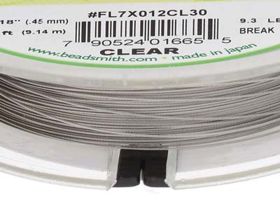 Beadsmith Flexrite, 7 Strand,      Clear, 0.45mm, 9.1m - Standard Image - 5