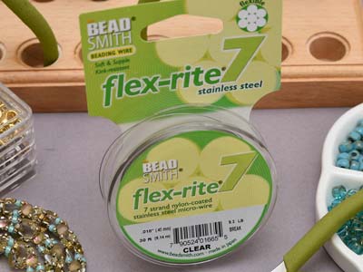 Beadsmith Flexrite, 7 Strand,      Clear, 0.45mm, 9.1m - Standard Image - 8