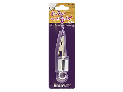 Beadsmith Kumihimo Weight 45g With Alligator Clip - Standard Image - 3