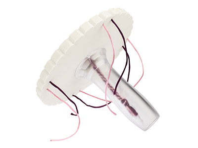 Beadsmith Kumihimo Handle Clear    Plastic - Standard Image - 2