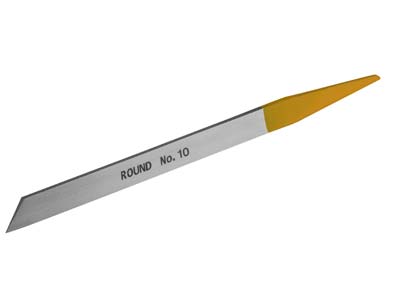 Round Edge Graver Steel 10