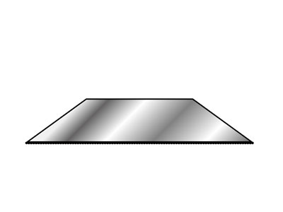 Vallorbe Barrette File, 150mm/6'', Cut 2 - Medium Grade - Standard Image - 4
