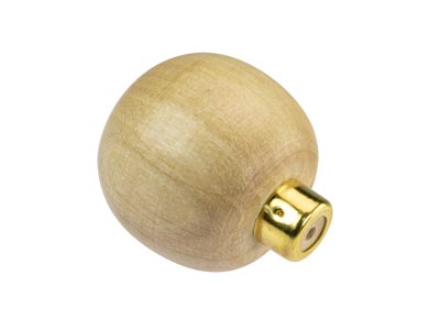 Wooden Handle, Ball - Standard Image - 1