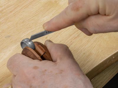 Wooden Handle, Flat Sided Mushroom - Standard Image - 4