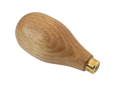Wooden Handle, Long Pear - Standard Image - 1