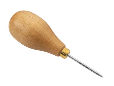 Wooden Handle, Long Pear - Standard Image - 2