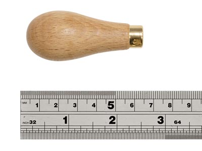 Wooden Handle, Slim Pear - Standard Image - 4