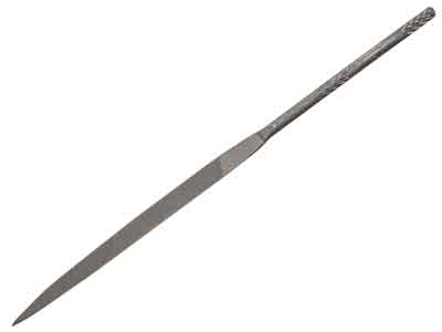 Vallorbe Needle File, Half Round,  100mm/3.9'', Cut 2 - Medium Grade - Standard Image - 2