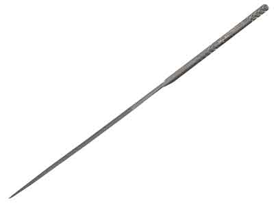 Vallorbe Needle File, Half Round,  100mm/3.9'', Cut 2 - Medium Grade - Standard Image - 3