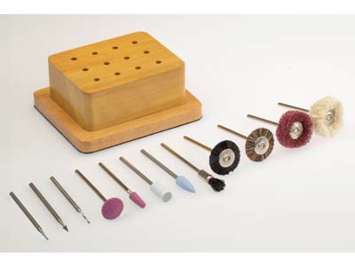 Precious Metal Clay Polishing      Accessory Kit - Standard Image - 2
