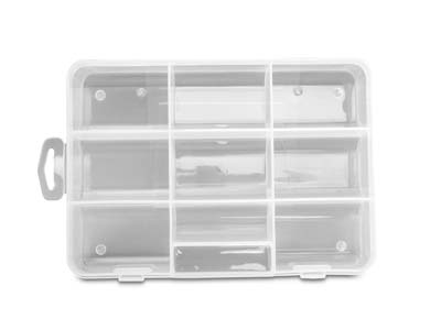 Beadsmith Small Keeper Box 9       Compartments 19x13cm - Standard Image - 2