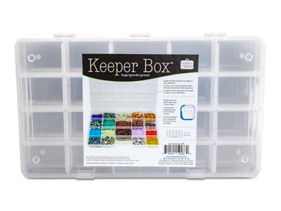 Beadsmith Large Keeper Box 20      Compartments 33x19cm - Standard Image - 3