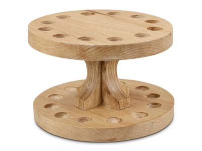 Circular Tweezer Stand With 12     Holes 10mm Diameter