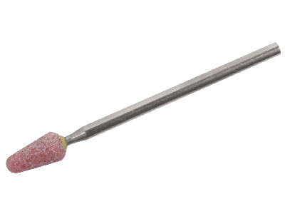 Busch Pink Carborundum Rounded     Trapeze Abrasive 671 5mm - Standard Image - 2