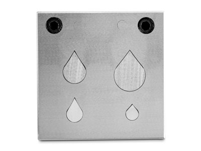 Tear Drop Disc Cutter Set Of 4 From 10mm To 25mm - Standard Image - 3