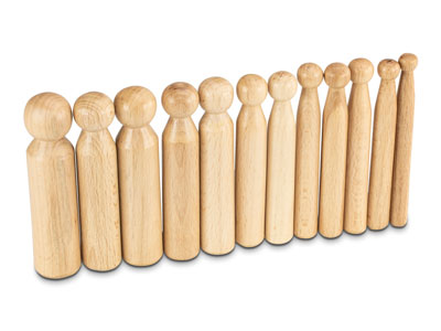 Wooden Dapping Punch Set Of 12