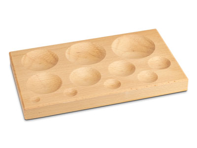 Wooden Dapping Block With 11       Cavities - Standard Image - 1