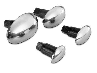 Spoon Stakes Set Of 4 With Wooden  Stand - Standard Image - 3