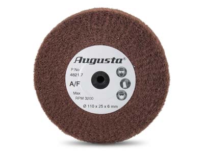 Satin Finish Buffing Wheel, Fine,  110mm X 25mm - Standard Image - 2