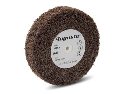 Satin Finish Buffing Wheel,        Medium,110mm X 25mm - Standard Image - 1