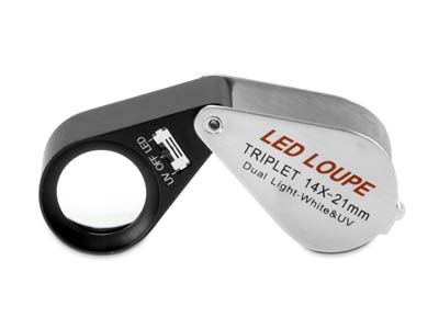 Loupe With LED Light X14           Magnification